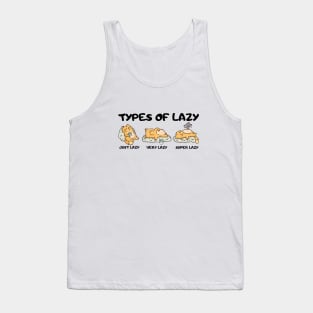 Types of lazy Tank Top